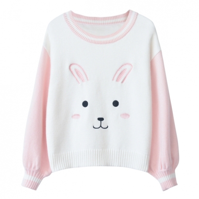 Áo len Lolita hình chú thỏ