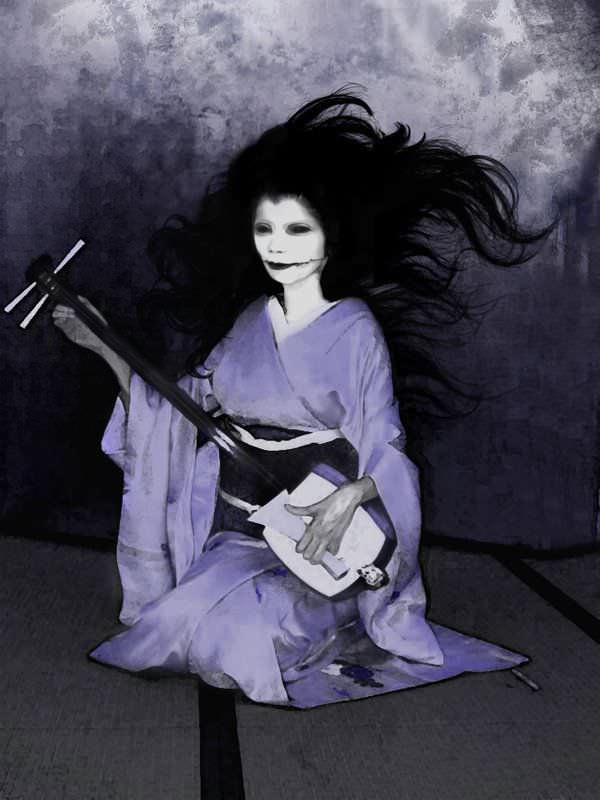 Kuchisake-onna - Một người phụ nữ bị gãy hàm