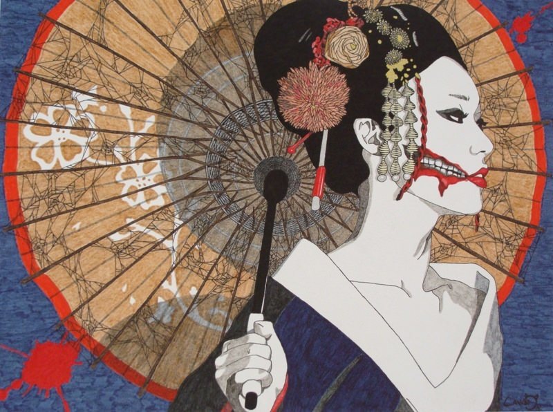 Kuchisake-ona - Một người phụ nữ bị cắt miệng