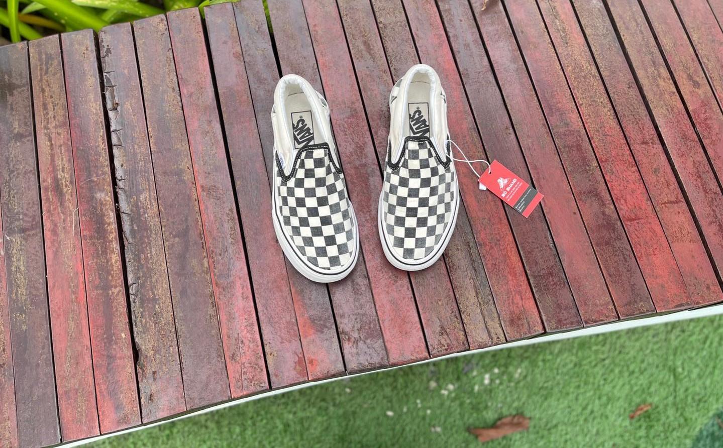 Giày Vans Checkerboard siêu hot tại Bò 2hand