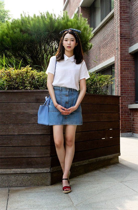 6 cách kết hợp áo sơ mi trắng và chân váy đẹp cho mùa hè này | websosanh.vn
