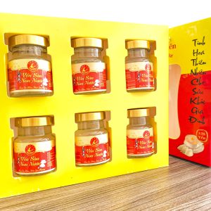 Yến chưng sẵn mix hạt chia và táo đỏ