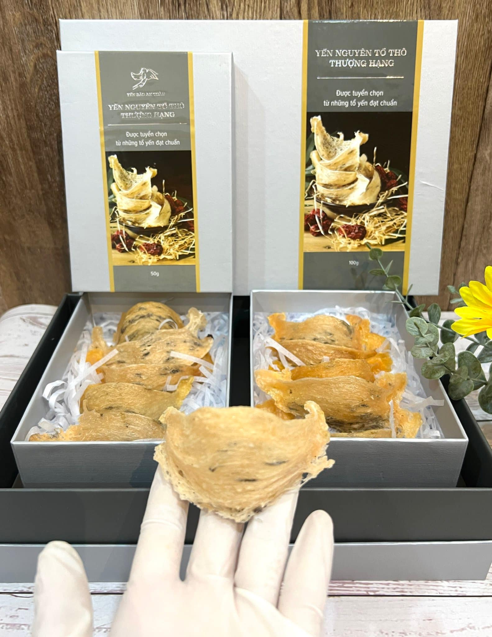 Yến sào chất lượng cao cấp.