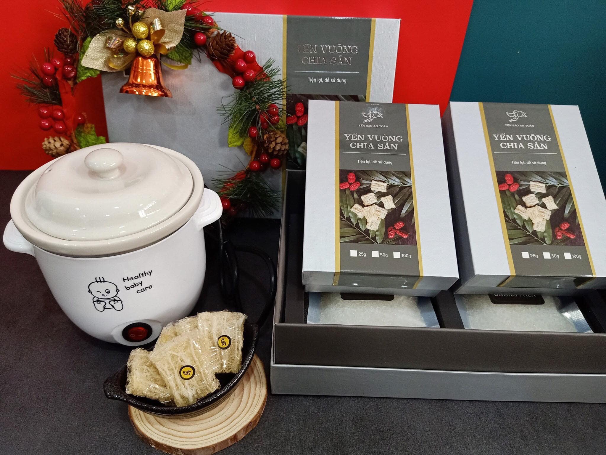 Set quà yến sào cực kỳ hot ở cửa hàng.