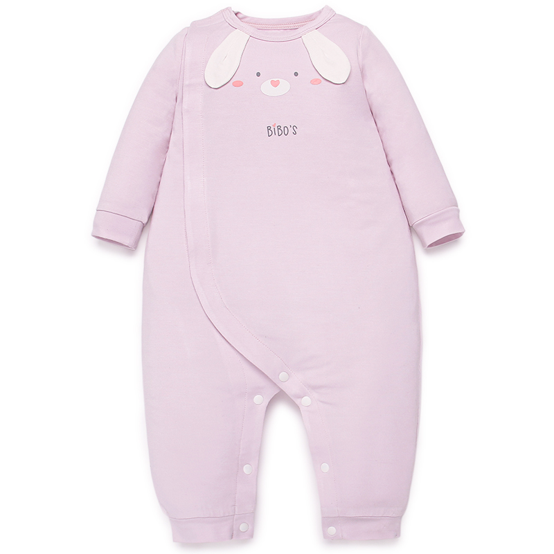 Áo body cài lệch mix mũ dành cho bé gái