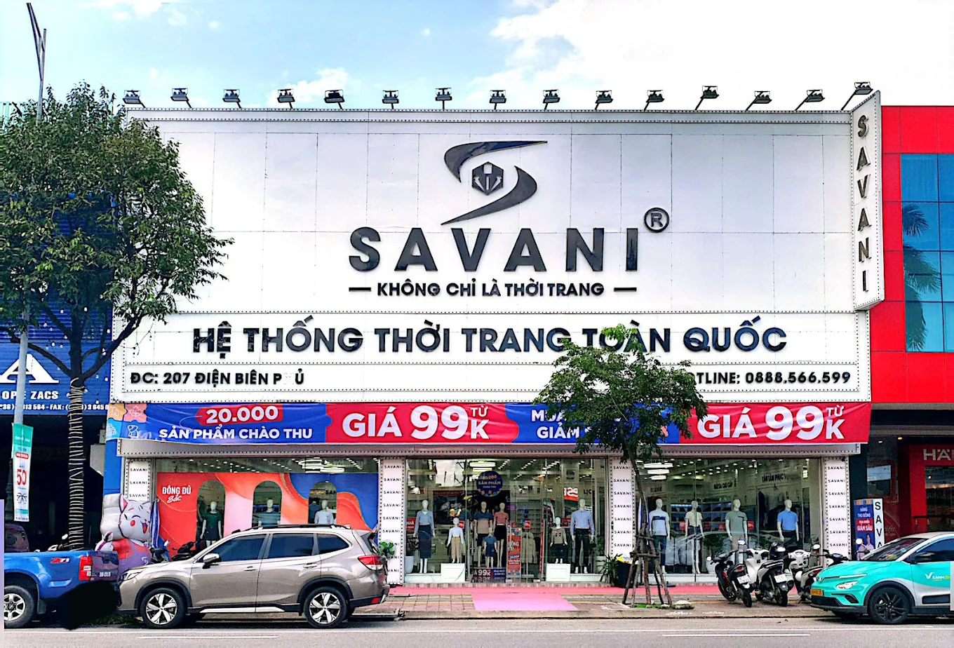 Hình ảnh hệ thống thời trang Savani ở Đà Nẵng