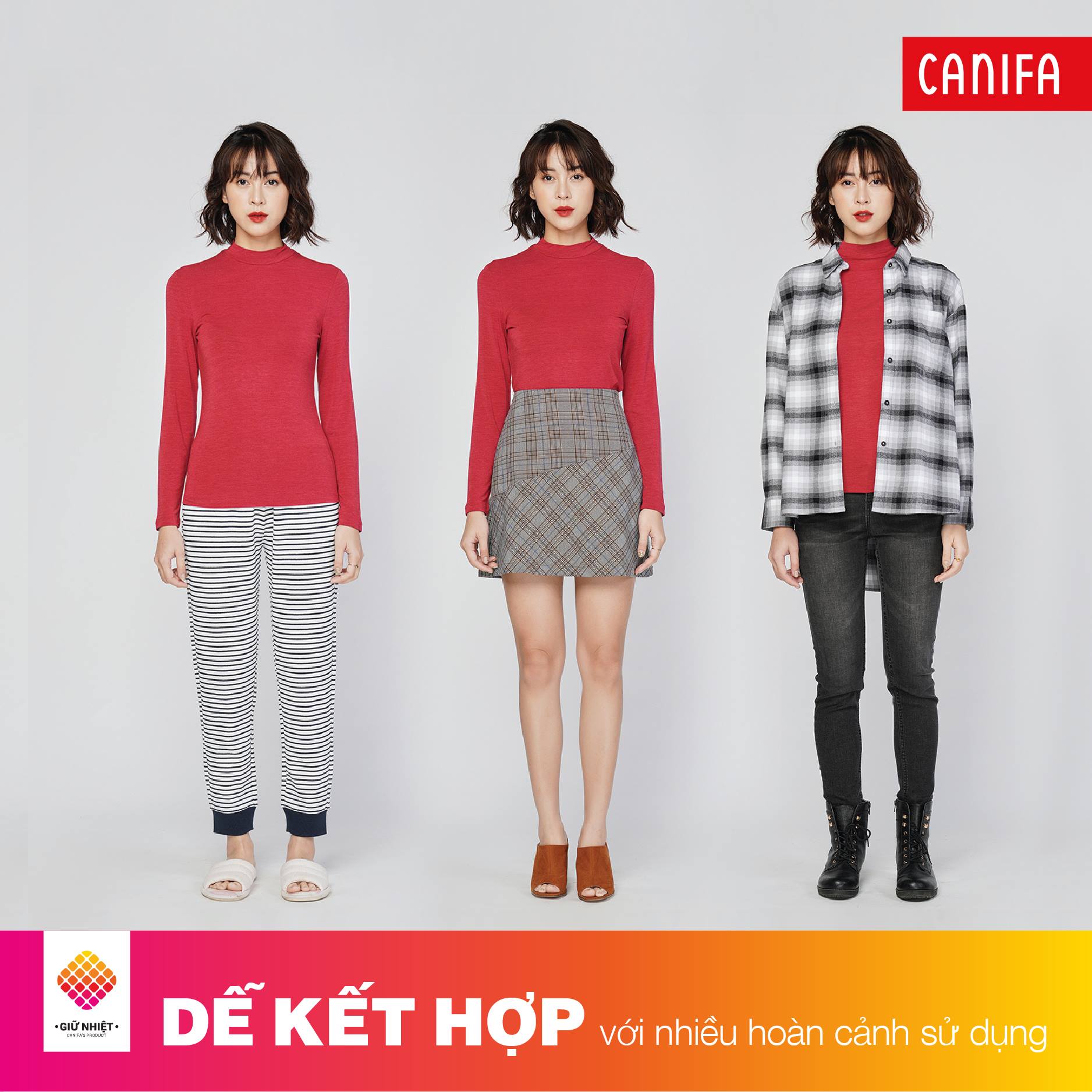 Áo giữ nhiệt HEATPLUS của Canifa