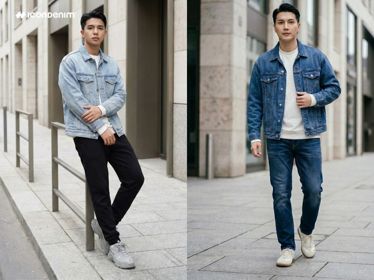 Áo khoác Jeans cool ngầu