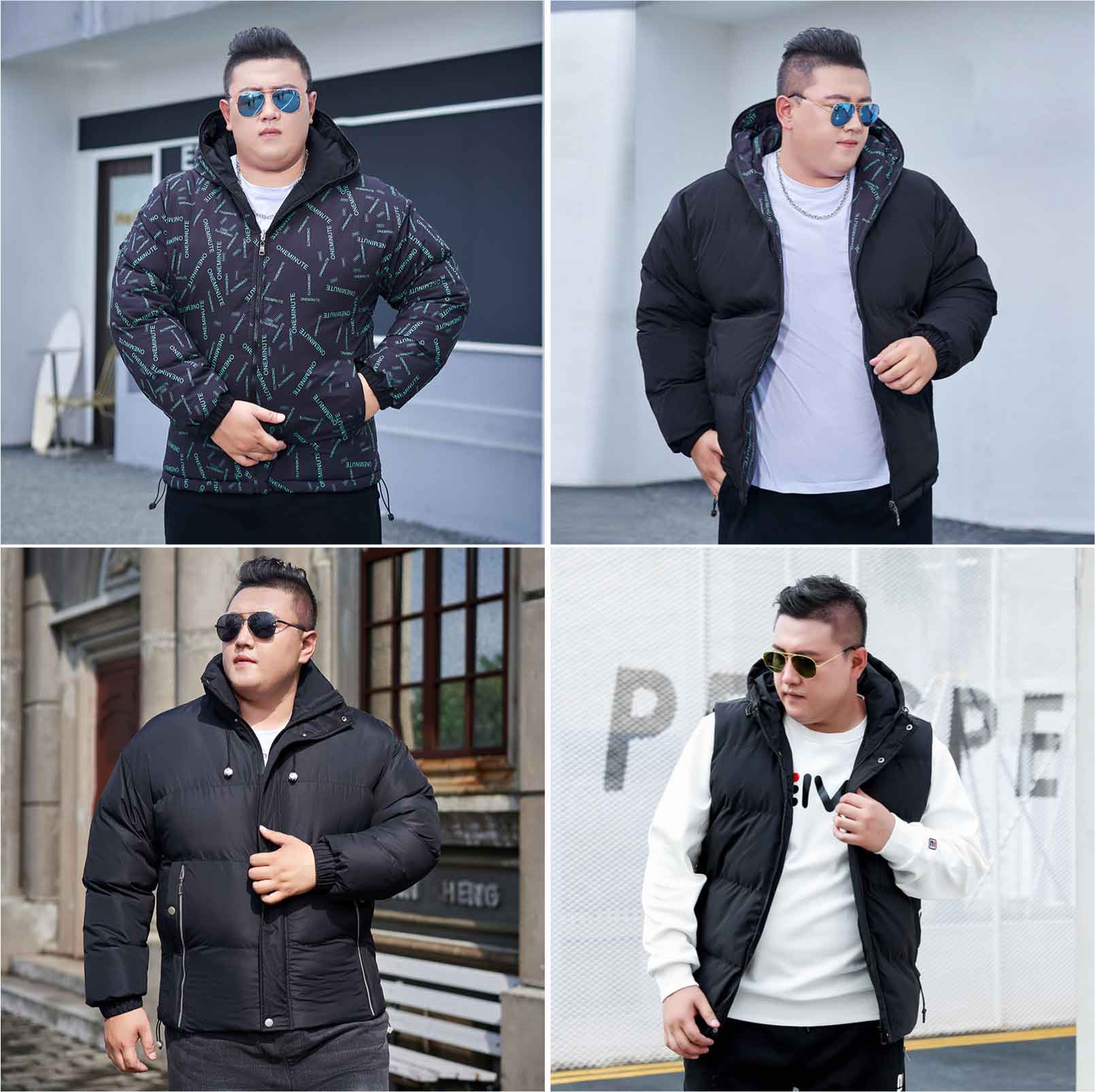 Mẫu áo phao bigsize tại Navy.vn
