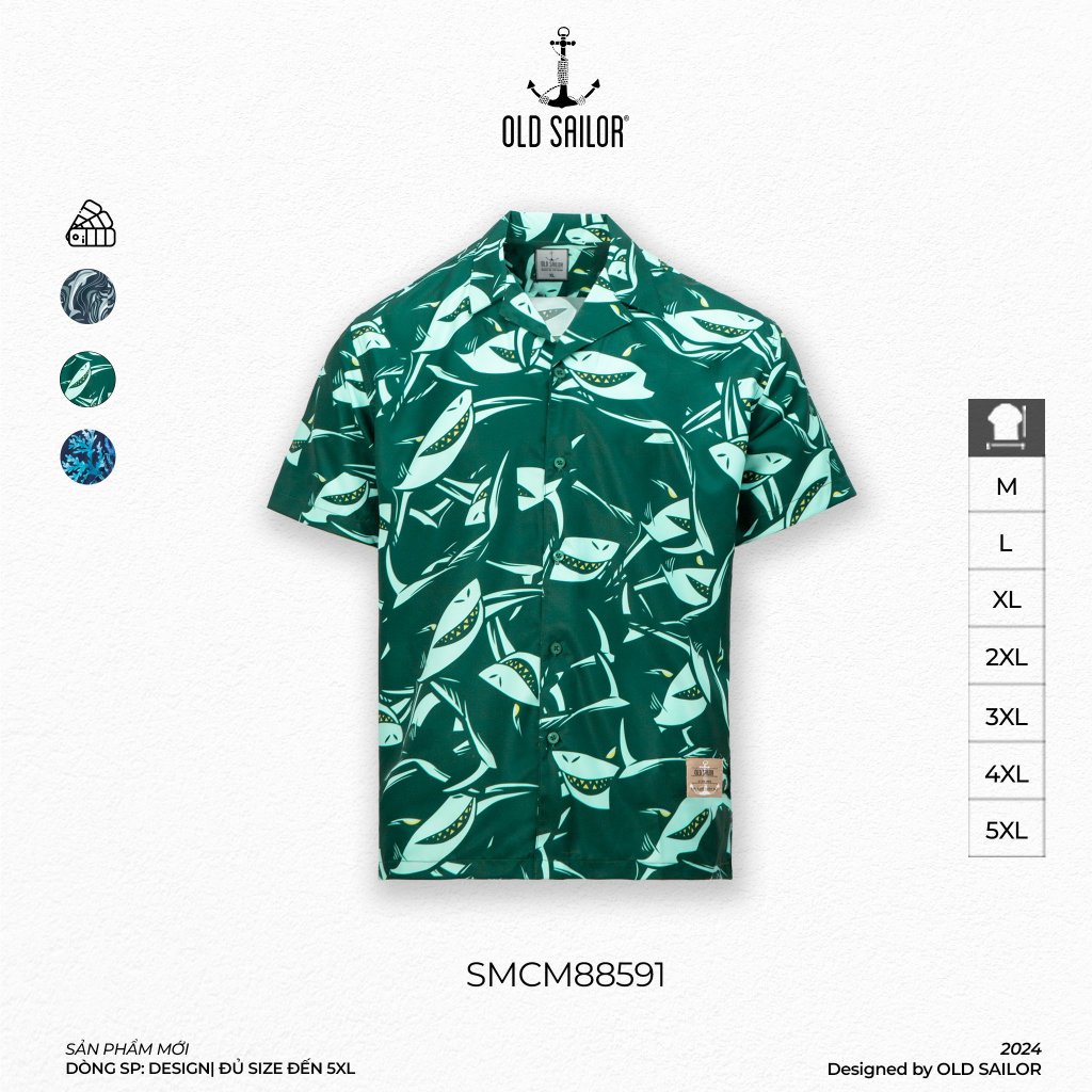 Áo sơ mi họa tiết size upto 5XL