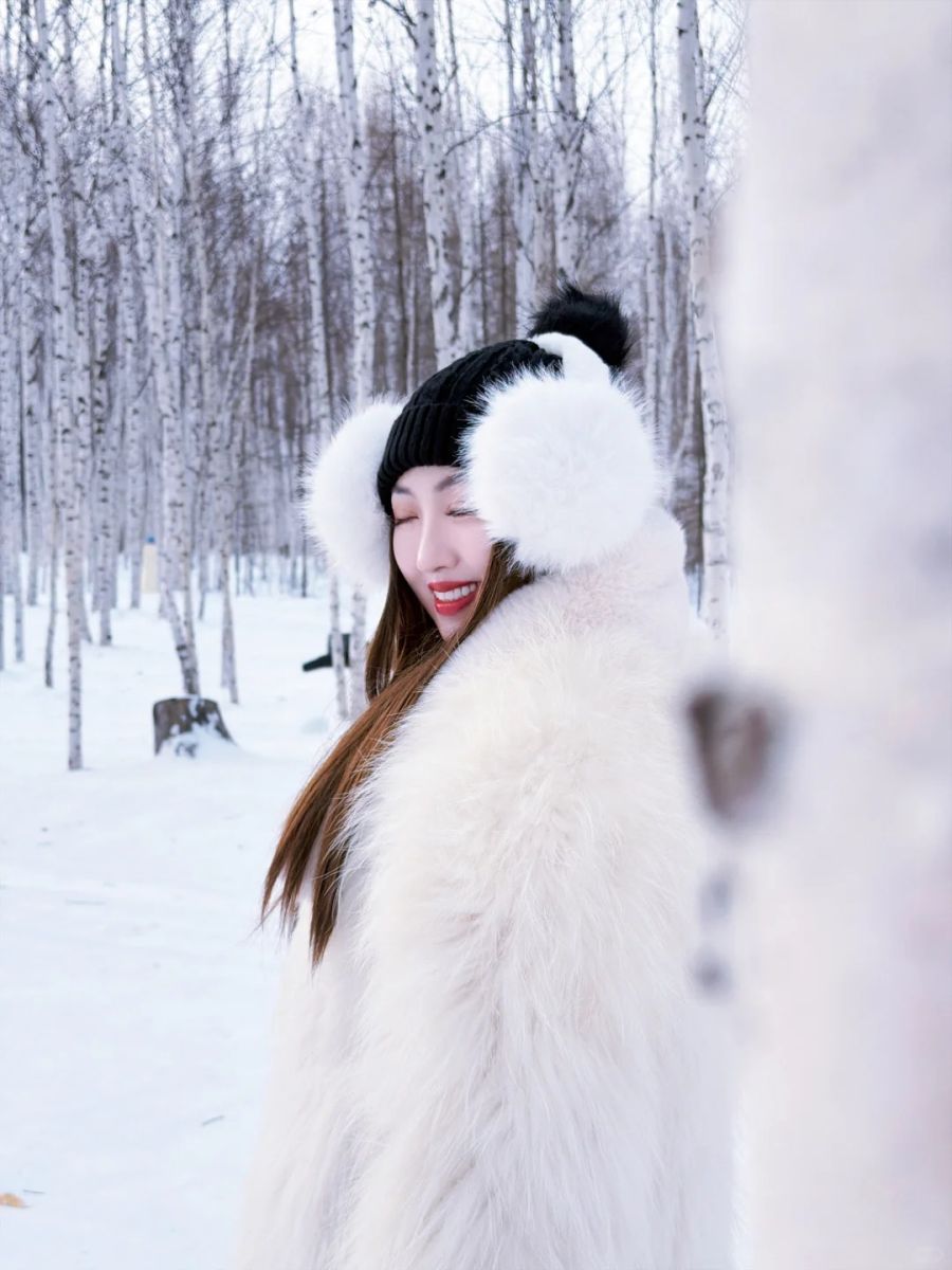 Chụp tai nữ giữ ấm mùa đông