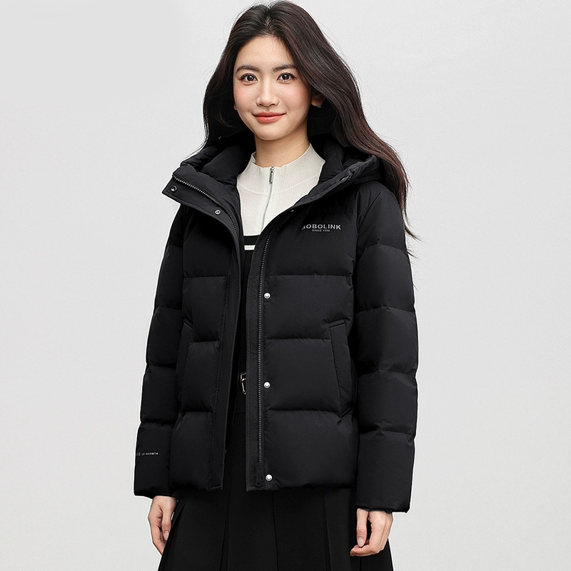 Áo khoác phao lông vũ nữ Snow Flying chính hãng, dáng ngắn mùa đông