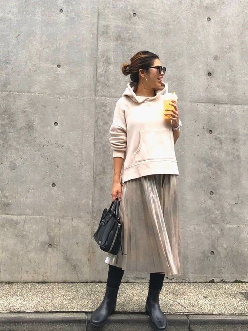 Top 13 cách phối đồ với chân váy len dài mùa đông đẹp nhất