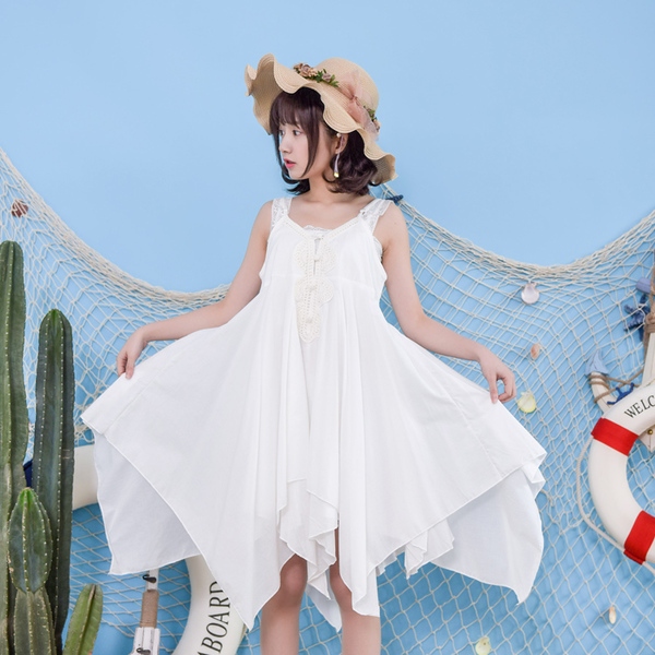 Giảm giá V42 váy trắng thiết kế dự tiệc dạ hội kỷ yếu prom đầm công chúa  trễ vai  BeeCost