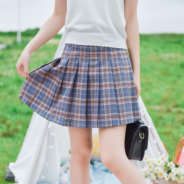 Chân váy caro y2k lưng thấp Unnie váy mini skirt chữ a họa tiết kẻ sọc caro  trendy có lót quần nữ | Lazada.vn