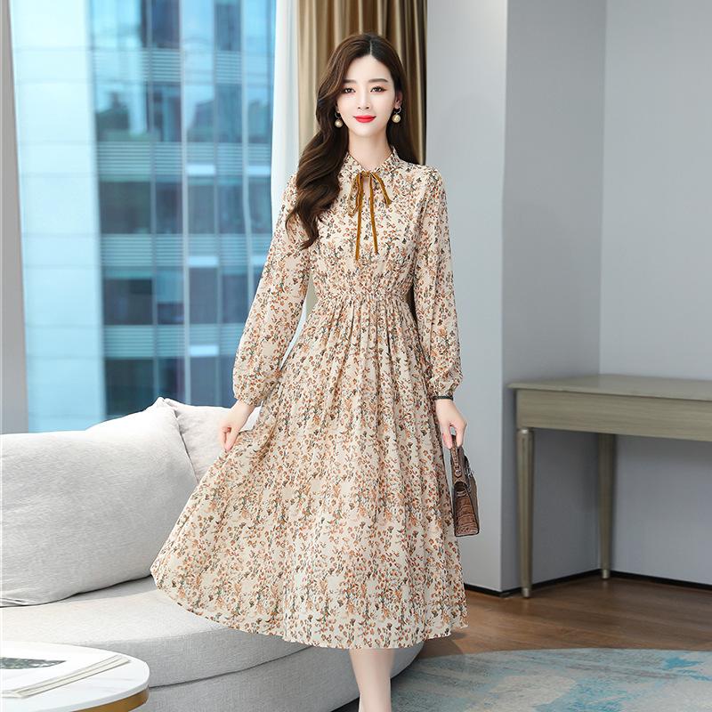 Đầm suông voan hai lớp hoa in chân váy DL775 (TÍM) – Thời Trang Xinh