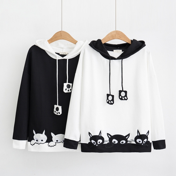 Áo hoodie hình những chú mèo