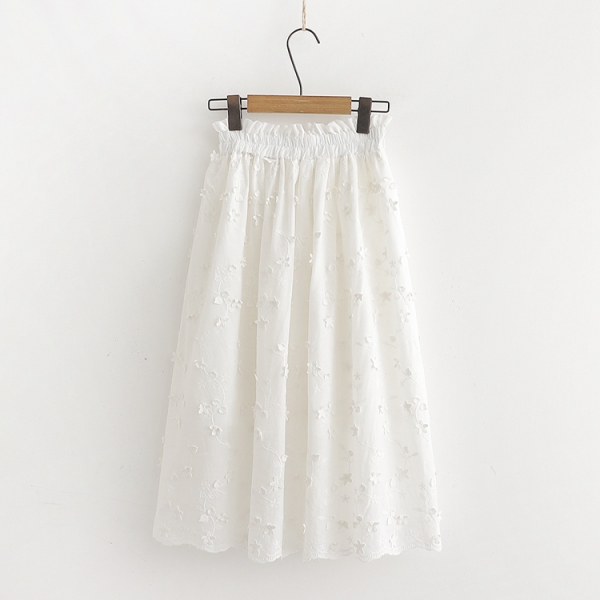 Chân váy xòe vải cotton không nhăn họa tiết trái tim VAY81 Free size giá rẻ  nhất tháng 2/2024