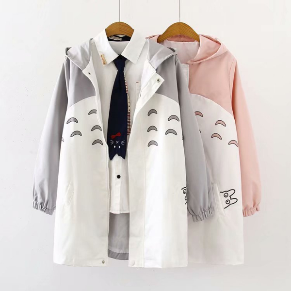 Áo khoác nữ Totoro dáng dài
