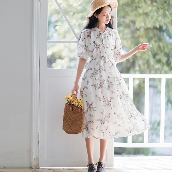 Váy Voan Liền Khí Chất Cảm Giác Cao Cấp Váy Bất Quy Tắc Dáng Gầy Tôn Dáng  Phong Cách Nữ Thần Mẫu Mới 2022 Mùa Hè Trang Phục Nữ  MixASale