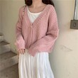 Áo cardigan len dệt kim nữ phong cách học đường ngọt ngào, dáng... - ảnh 2