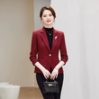 Áo blazer nữ màu nâu cà phê dáng ôm eo cho người nhỏ nhắn,... - ảnh 3