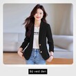 Áo blazer nữ màu nâu cà phê dáng ôm eo cho người nhỏ nhắn,... - ảnh 4