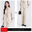 Bộ vest nữ phong cách công sở thanh lịch , mặc đi làm phỏng... - ảnh 4