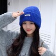 Mũ len dệt kim nữ mùa đông kiểu Hàn, giữ ấm ngoài trời, che... - ảnh 7