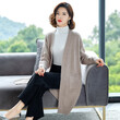 Áo cardigan nữ mặc ngoài mùa thu, khoác mỏng dáng dài - ảnh 4