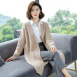 Áo cardigan nữ mặc ngoài mùa thu, khoác mỏng dáng dài - ảnh 5