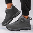 Giày boot đi tuyết nam nữ cổ ngắn cho người trung niên, lót... - ảnh 2