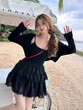Áo khoác cardigan lụa lạnh cho nữ, mỏng nhẹ mùa hè - ảnh 2
