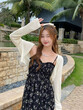 Áo khoác cardigan nữ dáng ngắn mỏng nhẹ mùa hè - ảnh 1