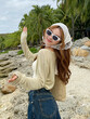 Áo khoác cardigan nữ dáng ngắn mỏng nhẹ mùa hè - ảnh 5