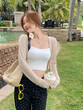 Áo khoác cardigan nữ dáng ngắn mỏng nhẹ mùa hè - ảnh 7