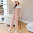 Set quần yếm dài liền thân nữ mùa hè rộng rãi, phong cách trẻ... - ảnh 1