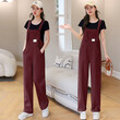 Set quần yếm dài liền thân nữ mùa hè rộng rãi, phong cách trẻ... - ảnh 8