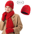Bộ 3 món mũ len dệt kim, khăn quàng và găng tay unisex dày giữ... - ảnh 8