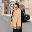 Khăn quàng len hai mặt nam nữ, khăn cashmere thu đông - ảnh 13