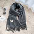 Khăn quàng cổ giả cashmere mềm mại nữ thu đông kiểu Hàn, giữ... - ảnh 11