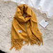 Khăn quàng cổ giả cashmere mềm mại nữ thu đông kiểu Hàn, giữ... - ảnh 17