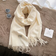 Khăn quàng cổ giả cashmere mềm mại nữ thu đông kiểu Hàn, giữ... - ảnh 19