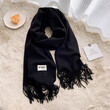 Khăn quàng cổ giả cashmere mềm mại nữ thu đông kiểu Hàn, giữ... - ảnh 20