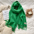 Khăn quàng cổ giả cashmere mềm mại nữ thu đông kiểu Hàn, giữ... - ảnh 28