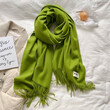 Khăn quàng cổ giả cashmere mềm mại nữ thu đông kiểu Hàn, giữ... - ảnh 29