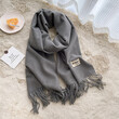 Khăn quàng cổ giả cashmere mềm mại nữ thu đông kiểu Hàn, giữ... - ảnh 6