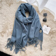 Khăn quàng cổ giả cashmere mềm mại nữ thu đông kiểu Hàn, giữ... - ảnh 8