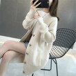 Áo khoác len cardigan nữ dáng rộng, dài vừa, cài khuy một hàng,... - ảnh 2