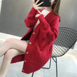 Áo khoác len cardigan nữ dáng rộng, dài vừa, cài khuy một hàng,... - ảnh 5